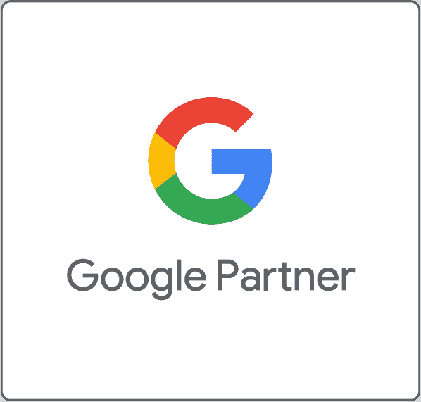 Logo with the word 'Partner' in bold, colorful letters on a white background, related to website design in Jacksonville, FL.