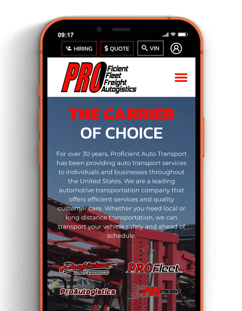 iPhone 13 mockup displaying auto transport multimedia content, showcasing a sleek design with vibrant on-screen graphics.