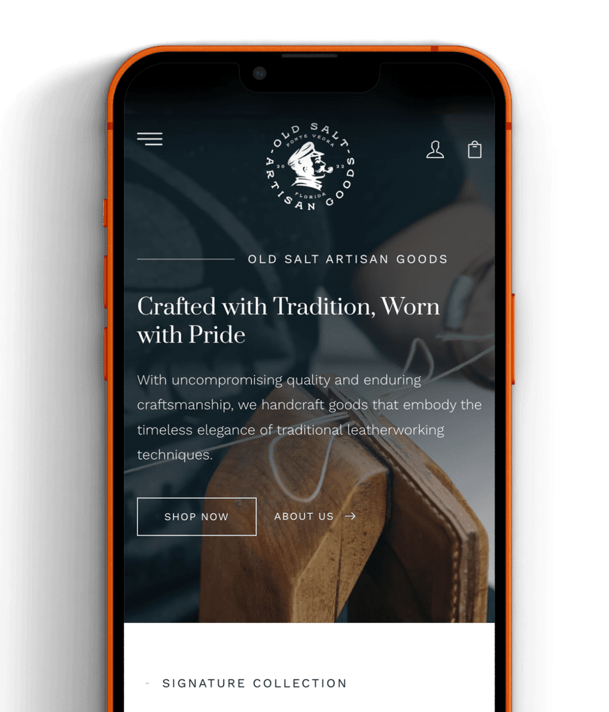 Old Salt mockup - Kris Chislett Design