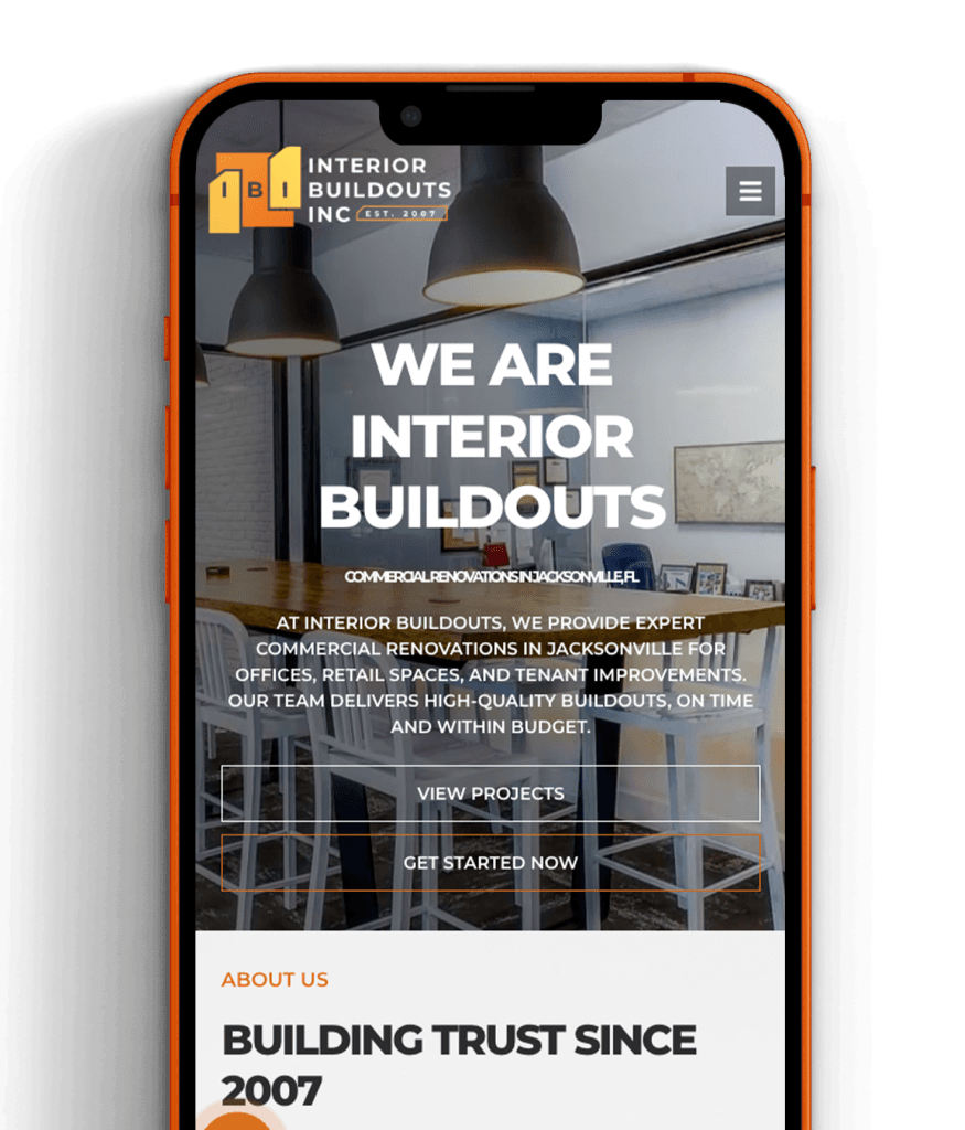 Interior Buildouts 3 KCD Website Mock Up - Kris Chislett Design