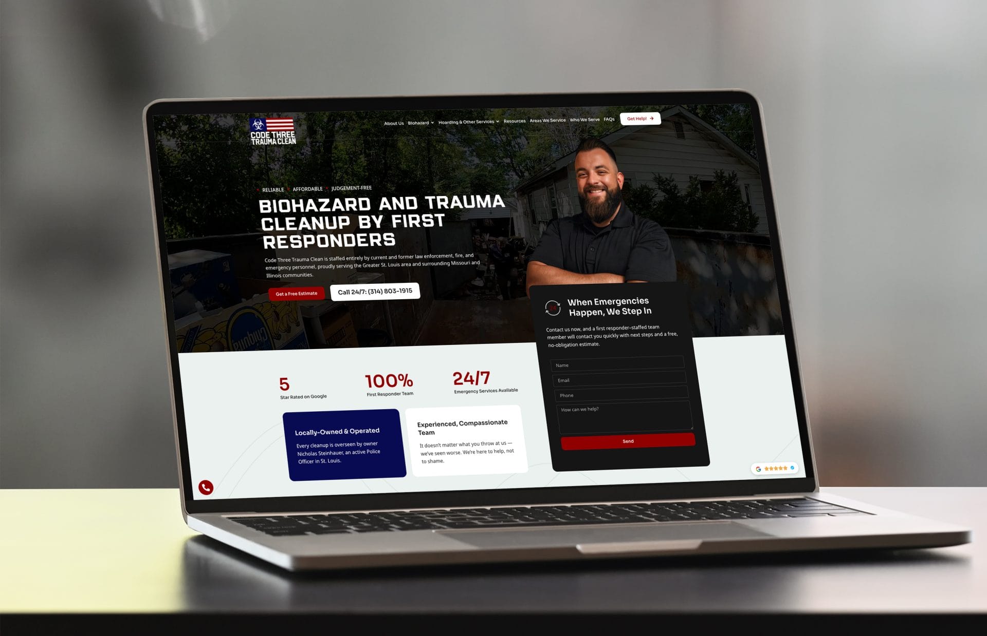 Code Three Trauma Clean 4 Artboard 3 2 - Kris Chislett Design